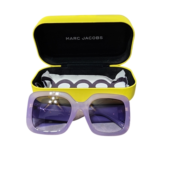Marc Jacobs Purple and Gold Sunglasses